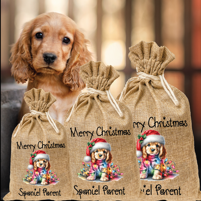 Cocker Spaniel Parent Santa Sack