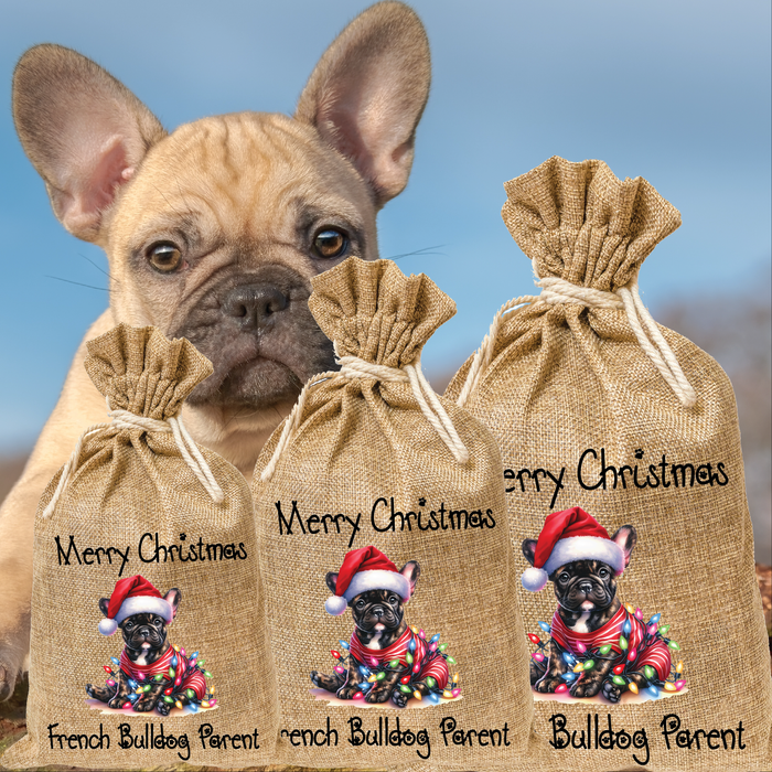 French Bulldog Parent Santa Sack