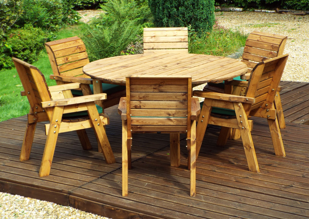 HB10 - Six Seater Circular Table Set