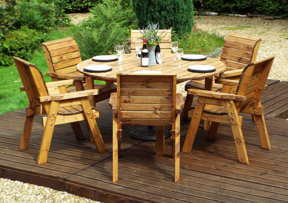 HB10 - Six Seater Circular Table Set