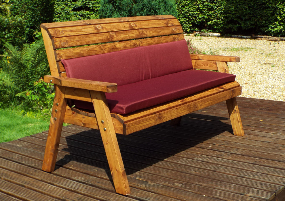 HB20 - Traditional 3 Seater Wooden Garden  Bench