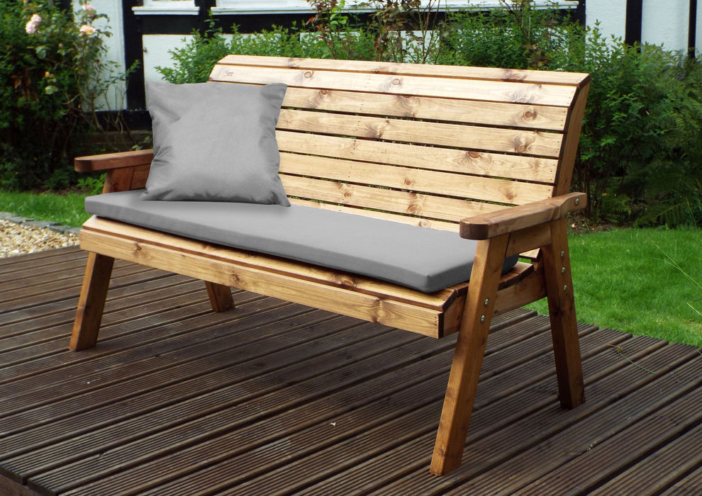 HB20 - Traditional 3 Seater Wooden Garden  Bench