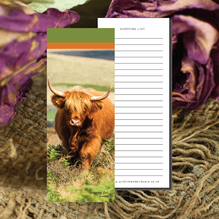 Hamish The Highland Cow Shopping Pad