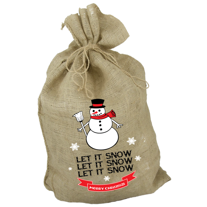 Let it snow, Let it snow, Let it snow Santa Sack