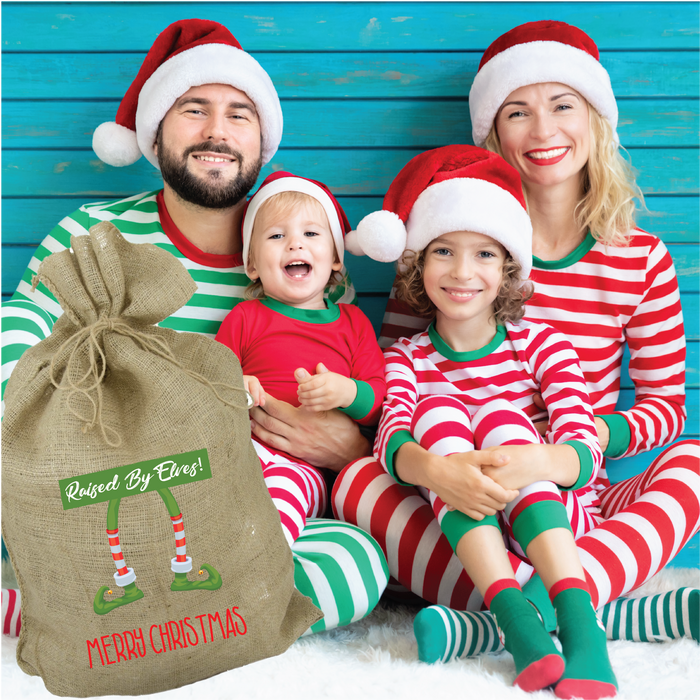 Raised by Elves Santa Sack