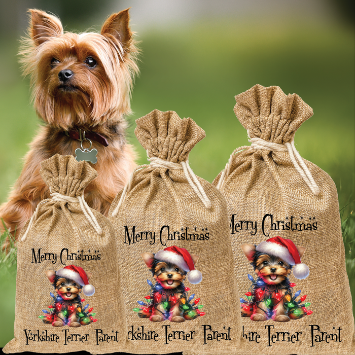 Yorkshire Terrier Parent Santa Sack