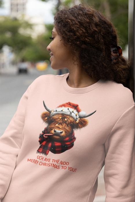 Highland Cow Christmas Sweatshirt