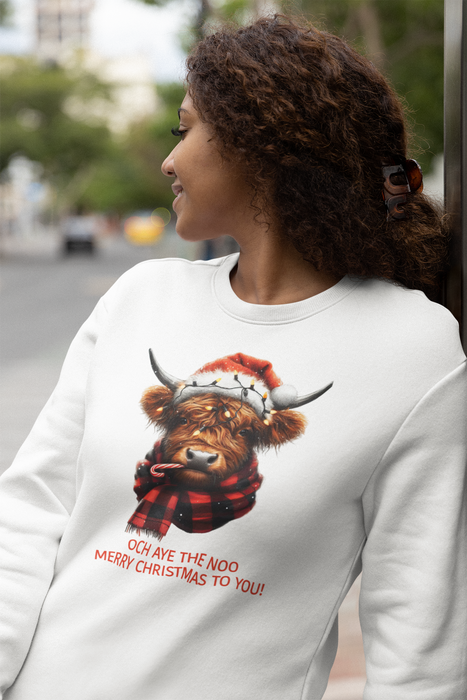 Highland Cow Christmas Sweatshirt