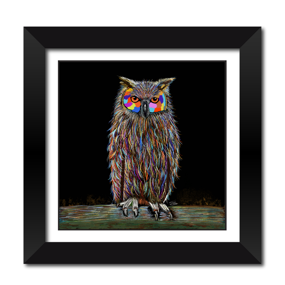 Hooter The Owl Framed Print — wildlifeandbirdcare